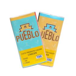 Tabaco Pueblo - OCB - Azul / Amarelo + Seda + Isq.